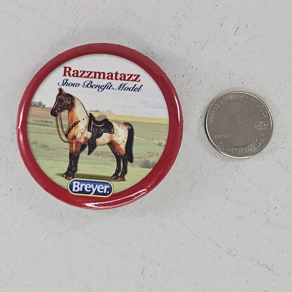 Breyer Razzmatazz Show Benefit Model Button Pin 2015 - Picture 2 of 4